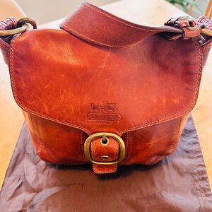 Coach Tan Leather Crossbody Bag